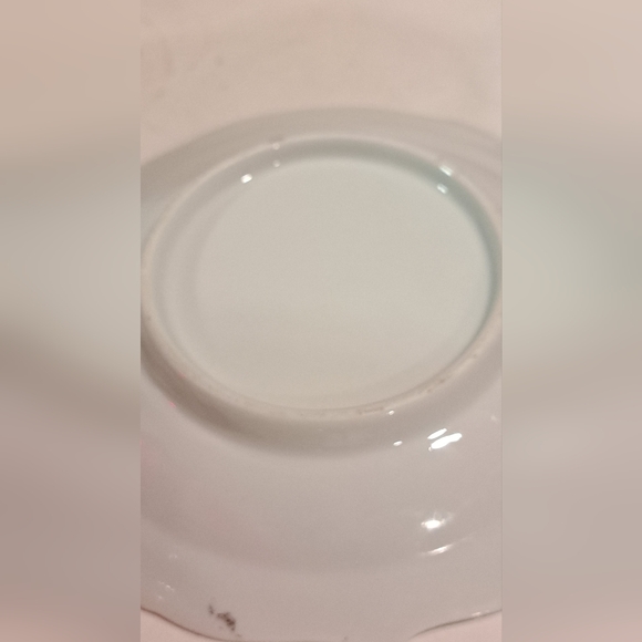 GERMAN ANTIQUE PORCELAIN PINK & GOLD MUSTACHE MUG &SAUCER - Picture 5 of 5